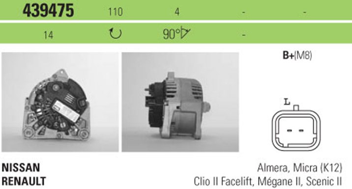 ERA 210567A Alternatör Renault