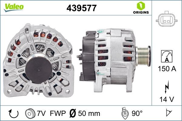VAL-439577 Alternator 12 V 160a Renault Trafic 2,0 Dci / Opel Vivaro 2,0 Cdti