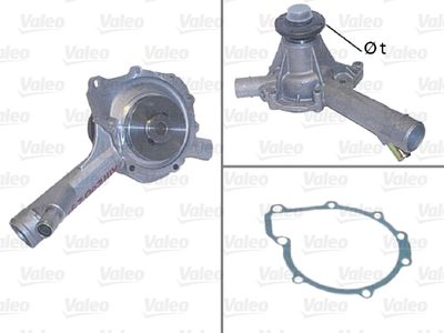 ZWP1229 Devirdaim Mercedes C Serisi (W202) C 200 1993-2000/ Clk (C208) 200 - 230 1997-2002/ E Serisi (W210) E 200 1995-2002/ Slk (R170) 200 - 230 1994-2004