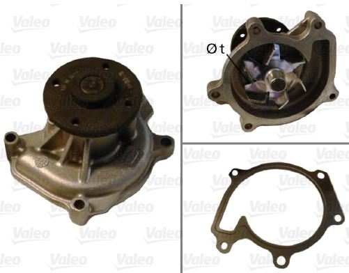 ZWP1129 Devirdaim Toyota Yaris (_Cp10) 1.0i (1szfe) 1999-2005 / Yaris (_Cp10) 1.3i (2szfe) 1999-2005 / Yaris (P9) 1.3 Vvt-I (2szfe-2nzfe) 2006-2010