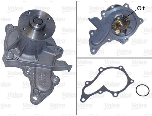 ZWP1119 Devirdaim Toyota Corolla 1.6i 1992-1997 / Carina E 1.6 1992-1997 / Corolla 1.6i 1997-2002 / Corolla 1.6i 16v 1997-2002