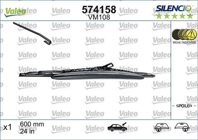 VAL-116166 Silecek Supurgesi Swf 550mm ( Volkswagen   Lt35 Sag ) 55 /
