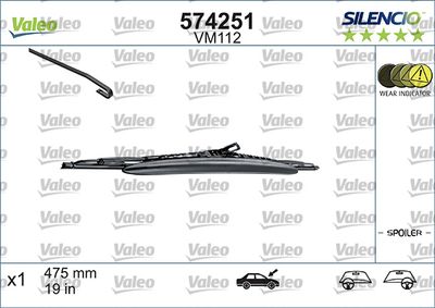 SIL SS76RT Silecek Süpürgesi Ön Takim ( 530 / 475 Mm ) Eski Tip-Spoylerli Golf4-Bora-Toledo-Golf3-Polo Classic