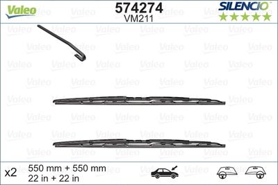 BOS-3397004672 Silecek Supurgesi Tek 550mm