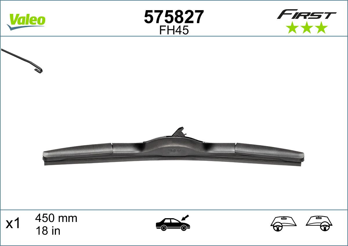 VAL-575827 Silecek Supurgesi First Vfh45 (X1) (450 Mm)