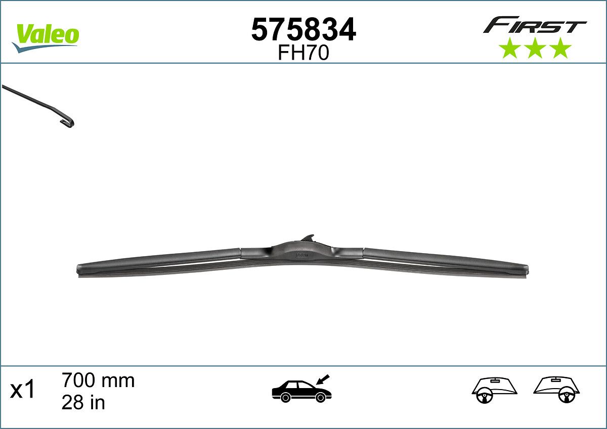 RBW.90620 Silecek Süpürgesi  Honda Civic Hb 28 + 23 2006>