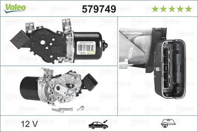 VAL-579749 Arka Silecek Motoru ( Citroen   C3 09/)