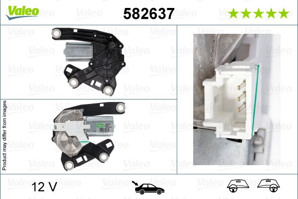 PSA-9812666580 Cam Silecek Motoru