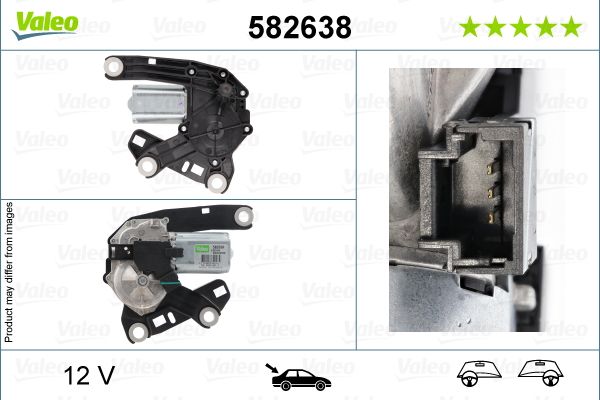 PSA-9809816380 Cam Silecek Motoru