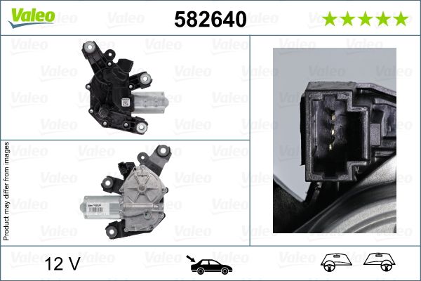 VAL-582640 Silecek Motoru (Arka) Nissan Qashqai Ii Closed Off-Road Vehicle (J11  J11_)