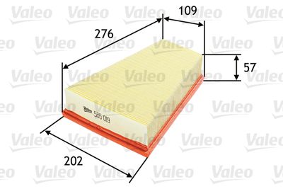 Hava Filt. Panel Peugeot 306-Citroen Xsara 2.0 Hdi 99-