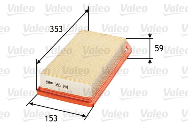 PUR-A1180 Filtre Hava (Peugeot  407 / Citroen  C5 1.8 2.0 04-) Oe