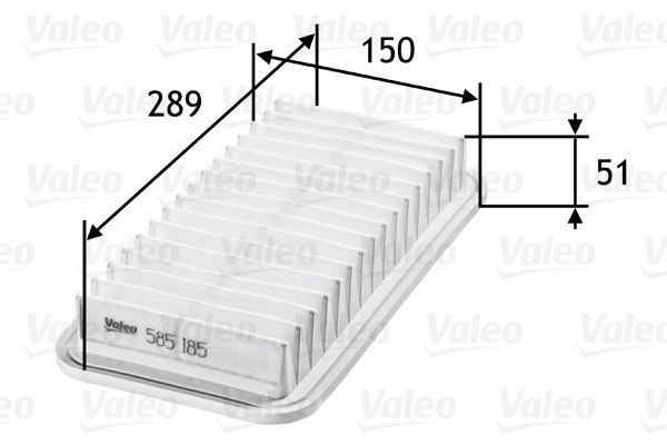 BLU-ADT32276 Filtre Hava-(Toyota  Corolla 03/07 Avensis 03/08 Corolla Verso 02/09  1.6  Subaru  Brz 12/  2.0  Benzinli)