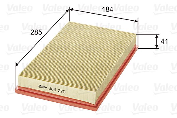 VAL 585220 Hava Filtresi 834293 Volvo 760