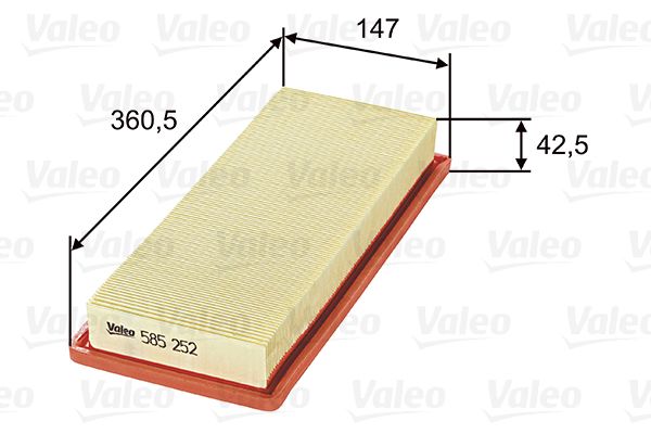 MHL LX2023 Hava Filtresi E1206l Mini R55-R56-R57-R58-R59-R60-R61
