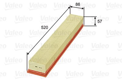 VAL-585323 Hava Filtresi ( Mercedes Benz   C Serisi C180 01- 02 )