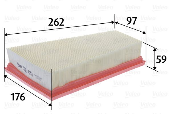 VAL-585480 Hava Filtresi (Mercedes M270  W117-176-246)