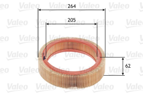 KAF35011 Hava Filtre Posetli Renault Clio I / Megane I / R11 Flash / R21 Optima / Honda Accord Ii 1.2i 1.4i 1.7 1.8i 1.6 Ex 1983-2003