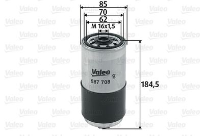MAHLE-KC69 Yakit Filtresi ( Mazot ) Passat 1.9 Tdi 97-00 A4 A6 80 S70