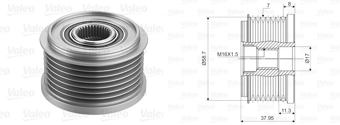FOR-AB39 10300 AG N Alternator Komple Ford Ranger 2009