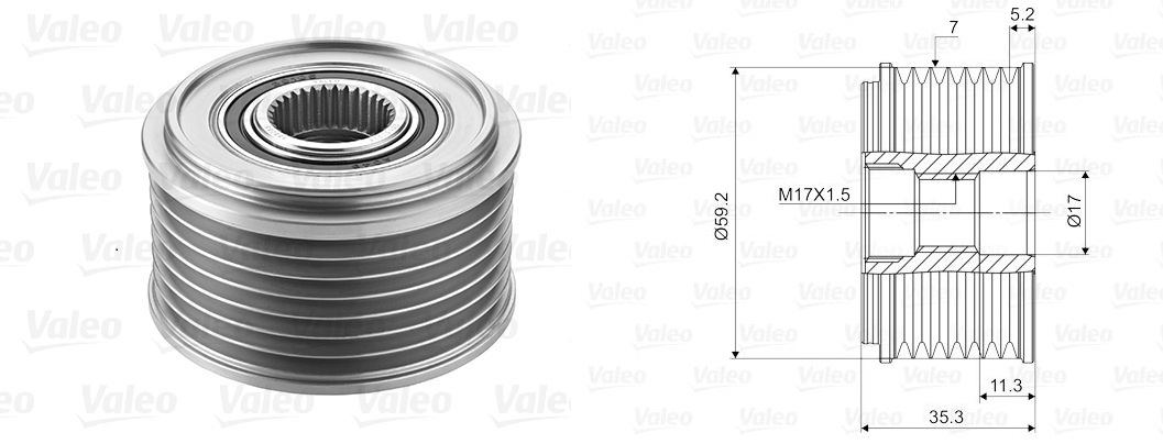 INA-535008710 Alternator Kasnagi  ( Ford   Transit V184 01-  )
