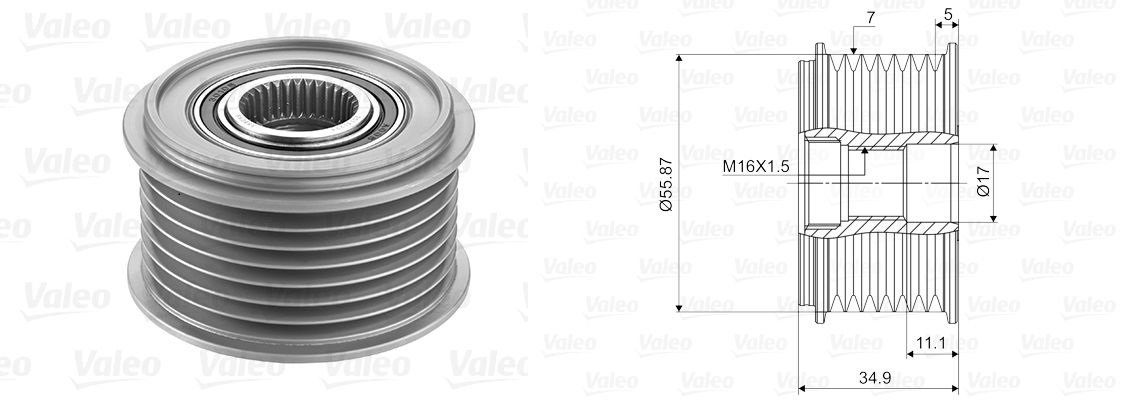 INA-535008310 Alternator Kasnagi Vw Audi