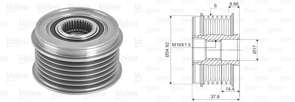 VALEO 616136 Alternatör İx35 - Forte-2.0 Nf - Sonata-2.0-2.4 Tucson-2.0-2.4 Carens - Cerato-2.0 Lotze - Magentis- 2.0 Optima-2.0-2.4