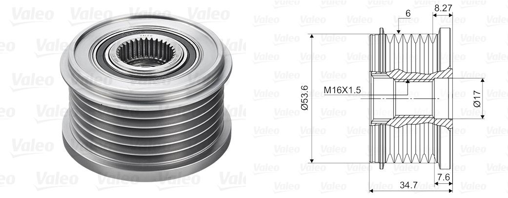 ABA-25300224 Alternatör Kilitli Kasnak  General Motors