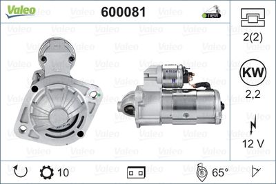 PARS PRS-STR3096A Mars Motoru 12v 10t Valeo Tip Kia Bongo Preggio Hyundai Starex 2.5td 2002 -- Uzun Burun 3610042250 3610042350