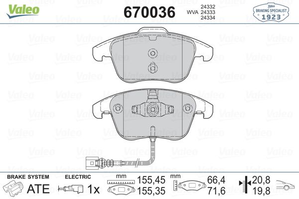 VAL-670036 Fren Balatasi On Tiguan Q3 10=>