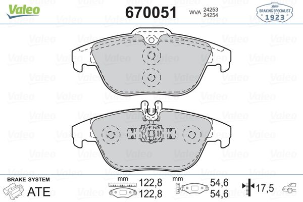 ICER 181863 Fren Balatasi Arka Mercedes W204 S204 X204 C207 A207