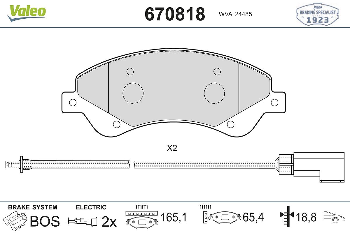 MGA-55637 On Fren Disk Balata ( Ford   Transit V347 06- O.Ceker )