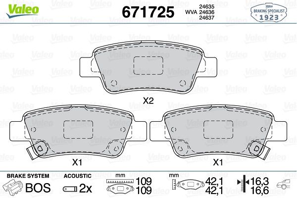 ZEG1290-02 Fren Balata Arka Ikazli Honda Cr-V Iii 2.0 I-Vtec 2006-2012 / Cr-V Iii 2.2i Ctdi 2006-2012/ Cr-V Iv 1.6i Dtec 2012-/ Cr-V Iv 2.0 2012-/ Cr-V Iv 2.2i Ikazli 2012-