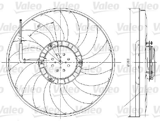 VAL-696017 Fan Motoru A6