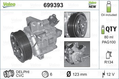 VAL-699393 Kompresor Psa P107 C1 Aygo