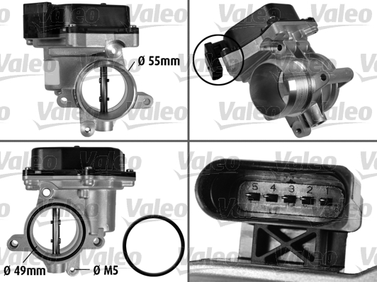 VAL-700432 Gaz Kelebegi Passat 2.0 Tdi A4 1.9 Tdi 2.0 Tdi A6 2.0 Tdi Altea Leon Toledo 1.9 Tdi
