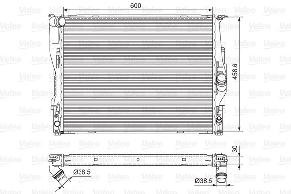 VAL-701542 Su Radyatoru ( Bmw E87-E90 / Manuel  / N45-N46-N52 )