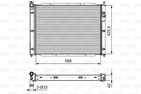 MAHLE-CR361000S (Behr) Su Radyatoru Transporter T3 1.6 1.7 1.9 2.0 2.1 Td 1979-1992