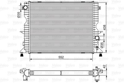 16-2608B Su Radyatoru Brazing Land Rover Defender 2.4 Td4 M-T 2007-