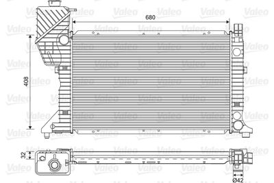 MGA-80311 Su Radyatoru Brazing (Mercedes Sprinter Om602   1995-2006)