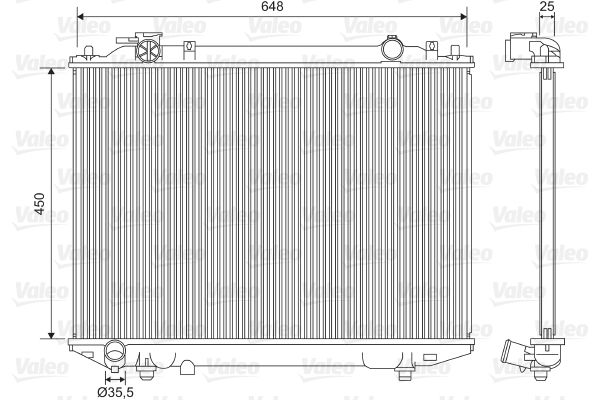 KALE.İ356200 Motor Su Radyatörü Ranger Mazda B Seri, Bt50 Al Pl Brz 45062526