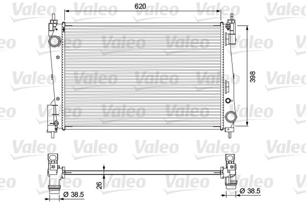 UNI-51936040 Su Radyatoru Fiat Punto 2013-2017