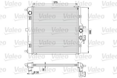 16-2430B Su Radyatoru Brazing Kia Picanto (Ta) 1.1 A-T 2011-