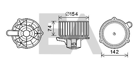 VAL-715083 Kalorifer Motoru C5