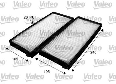 VAL-715618 Filtre Polen-(Kia  Sportage 98/03/Shuma 98/04  )  (Ciftli)