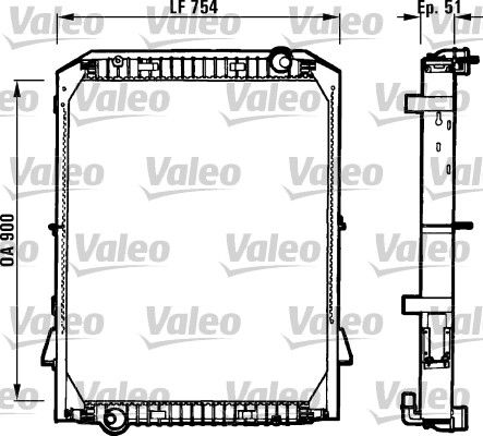 IVECO 42532037 Radyatör Valeo