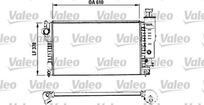 KLR-363130 Su Radyatoru Peugeot 405 Ii 1.6 1.8 8v 92 / Ac (Mt) [Mekanik] [610x378x24]