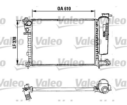 16-3308 Su Radyatoru Mekanik Peugeot 306 (7b,N3,N5) 1.4i Segmanli M-T 1993-2002
