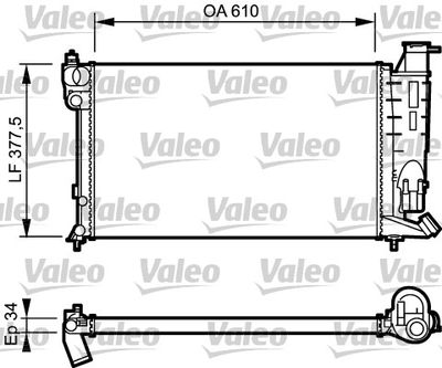 VAL-730983 Radyator Psa 306 Bva