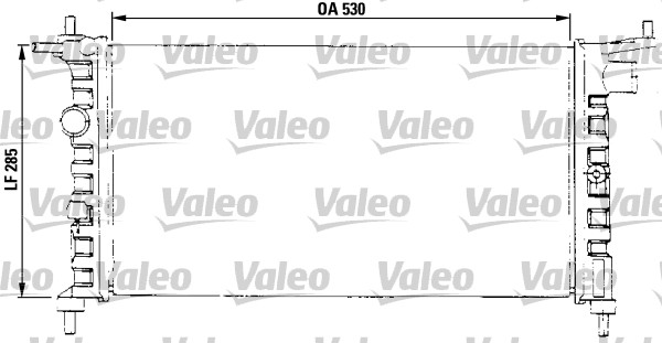 16-3201 Su Radyatoru Mekanik Opel Corsa B 1.2i M-T Ac- 1993-2000